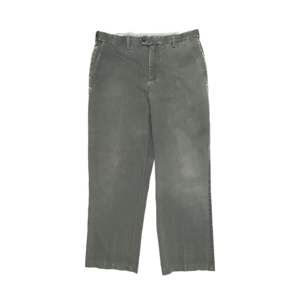 Croft & Barrow Classic Fit Straight Leg Men's Size 36x30 Gray Chino Pants